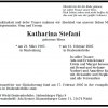 Miess Katharina 1905-2005 Todesanzeige